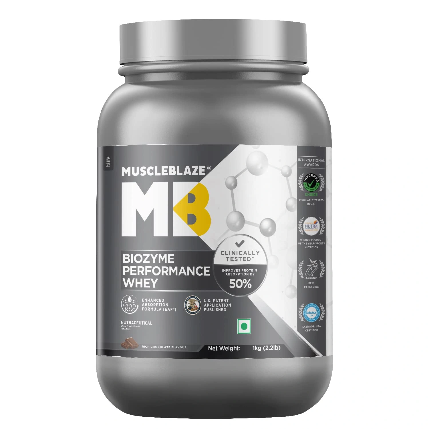 MuscleBlaze Biozyme Performance Whey Protein-43375