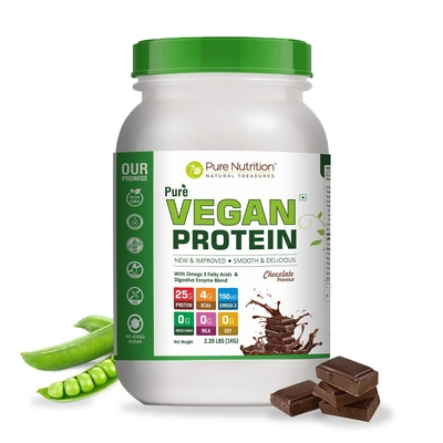 Pure Nutrition Naturals Vegan Protein Powder For Men And Women