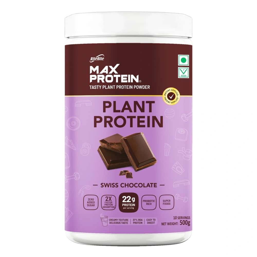 RiteBite Max Protein 100% Naturel Vegan Protein Powder-49329