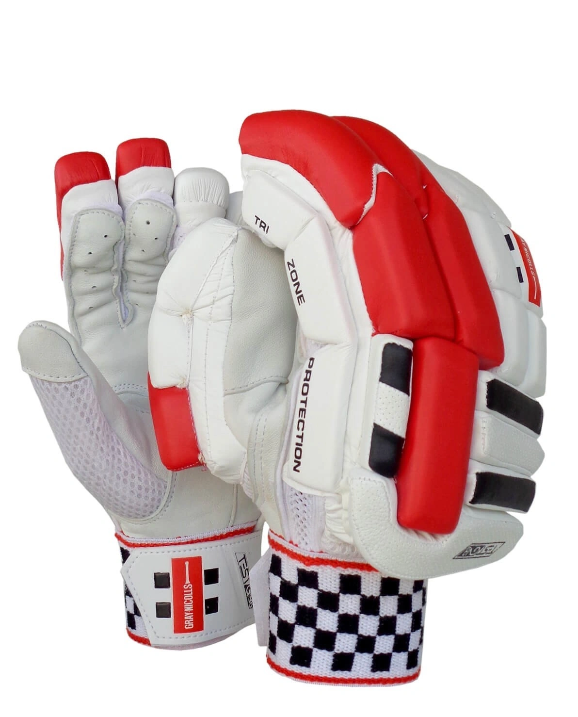 GRAY-NICOLLS GN7 PRO NITRO BATTING GLOVES MENS: Premium Leather Batting Gloves with X-LITE Foam and Gel Zone Technology for Maximum Comfort and Protection-37992