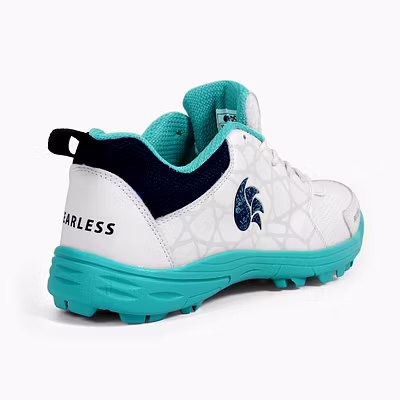 DSC Belter Men's Cricket Shoes: Lightweight and Durable Cricket Shoes for Optimal Performance on the Field-SEA GREEN/WHITE-7-3