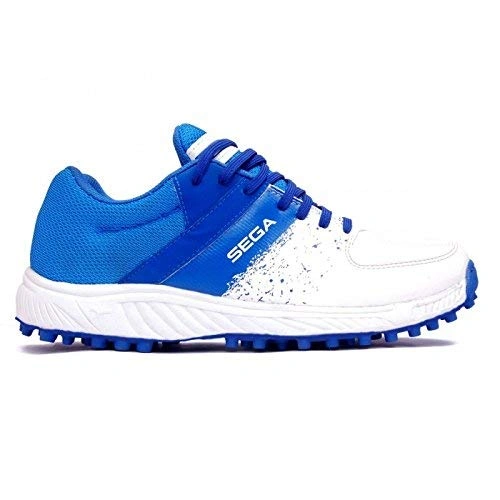 Sega Booster Cricket Shoes-White - blue-11-1