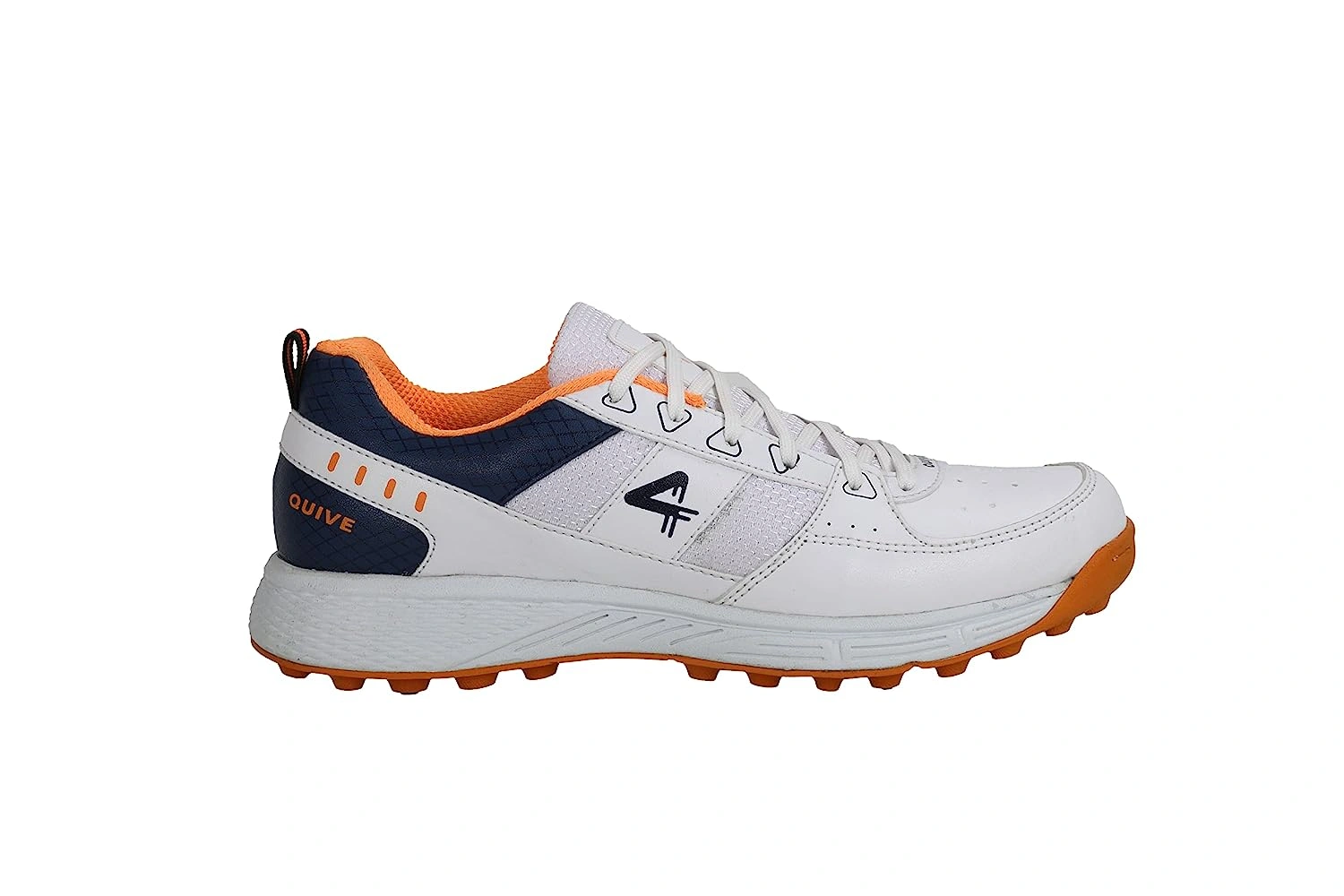 Sega Predator Cricket Shoes For Men-6-White - Orange-2