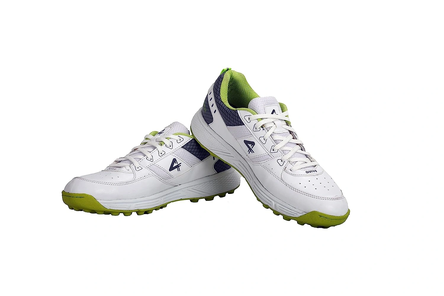 Sega Predator Cricket Shoes For Men-6-White - Lime-5