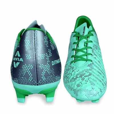 Nivia Ditmar 3.0 Football Stud Shoes-SEA GREEN-6-5