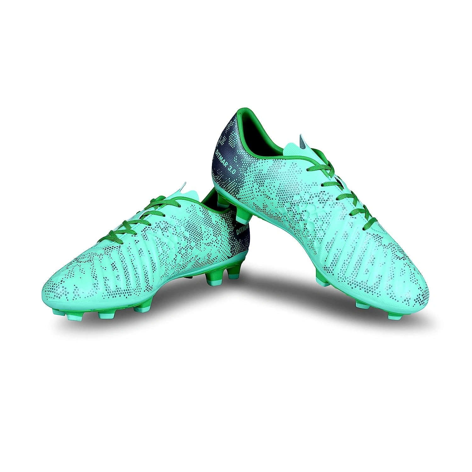 Nivia Ditmar 3.0 Football Stud Shoes-SEA GREEN-6-6