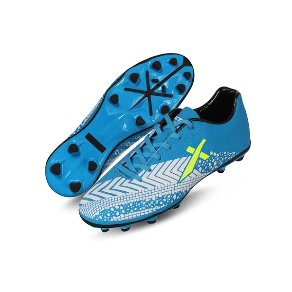 Vector X Gravity Football Shoes-BLUE - WHITE-10-3