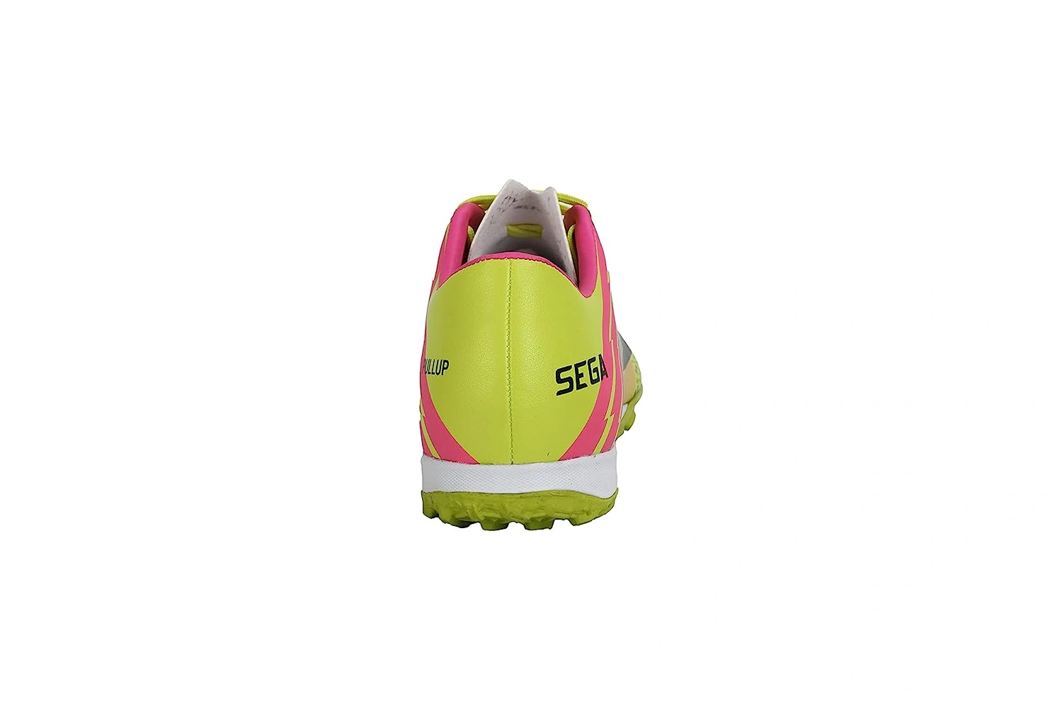 Sega Pullup Football Shoes For Men-Lime-5-5