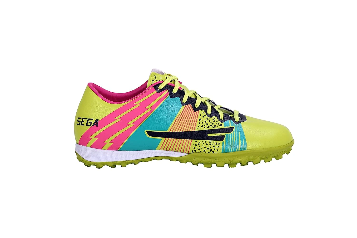 Sega Pullup Football Shoes For Men-Lime-5-2