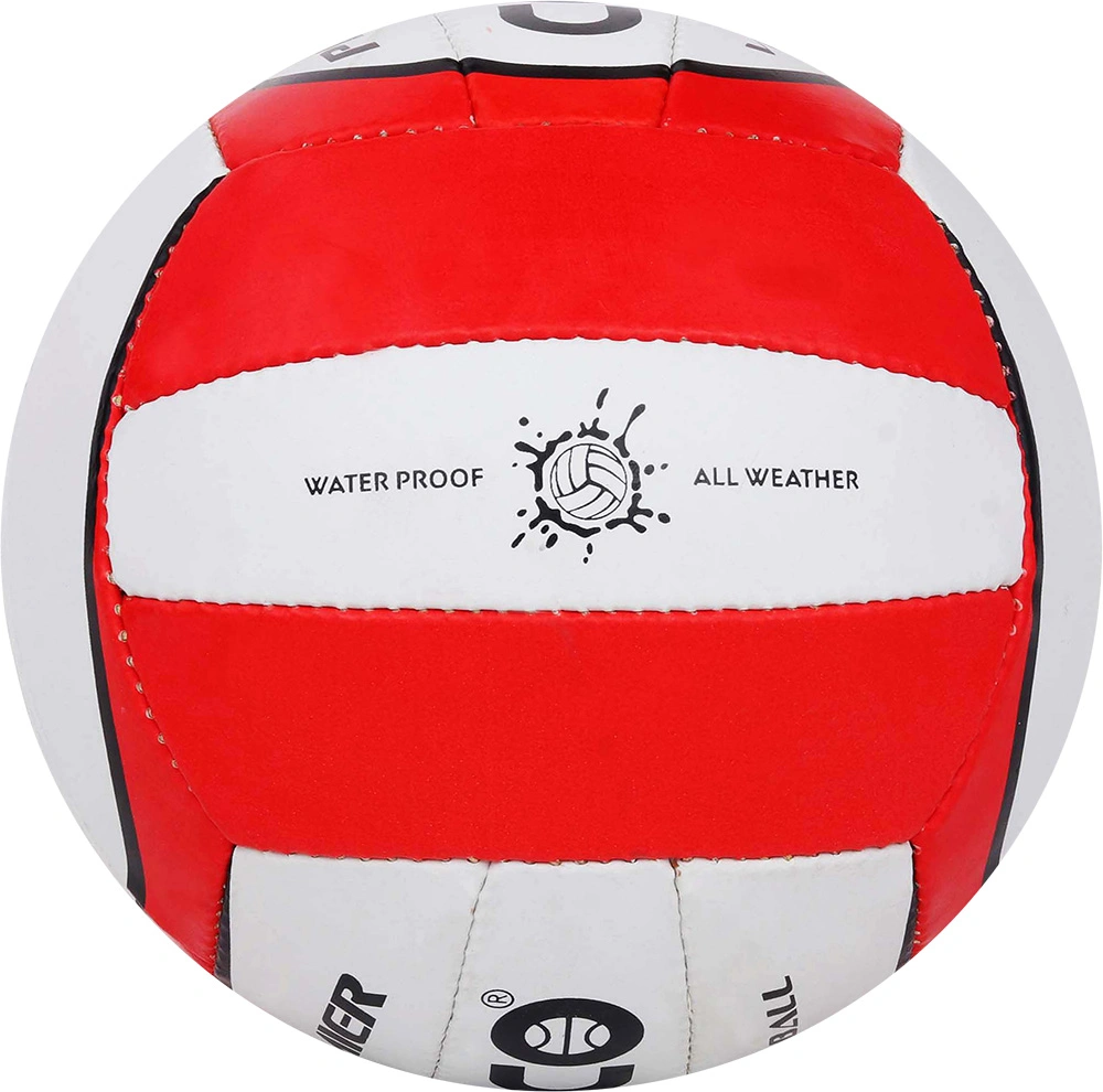 Cosco Premier Rubber Volleyball-Red White-4-2