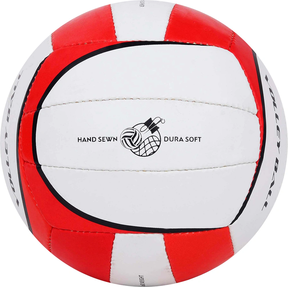 Cosco Premier Rubber Volleyball-Red White-4-1