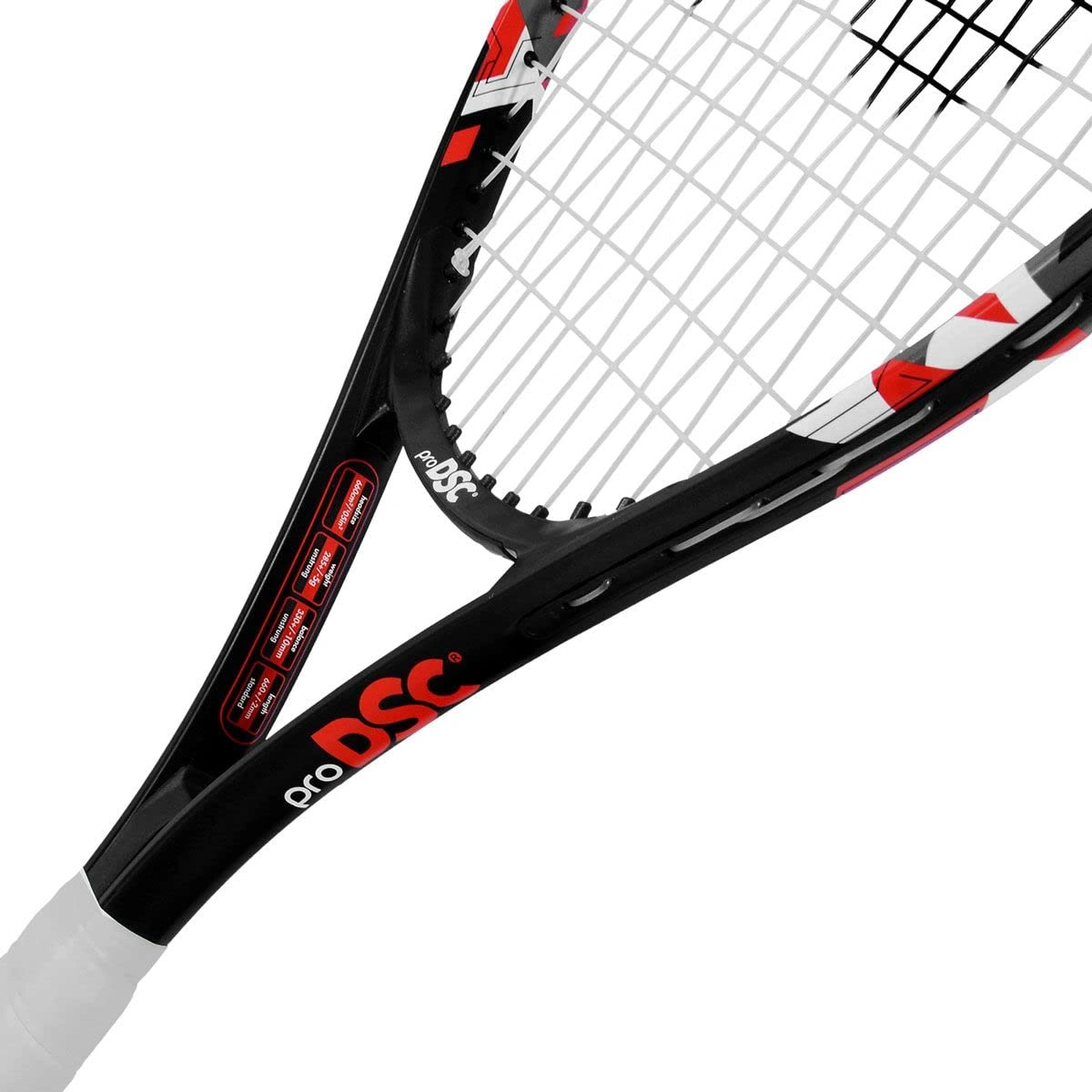 DSC Champ Aluminum Tennis Racquet: Lightweight, Durable, and Powerful Racquet for Beginners and Junior Players-BLACK-25-2