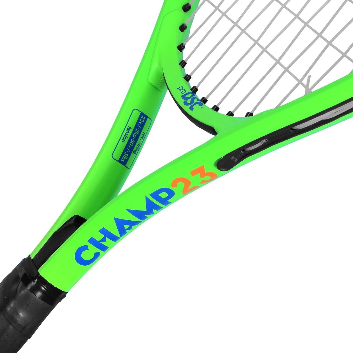 DSC Champ Aluminum Tennis Racquet: Lightweight, Durable, and Powerful Racquet for Beginners and Junior Players-GREEN-23-2