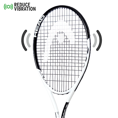 HEAD Composite Geo Speed Tennis Racket-BLACK/WHITE-3