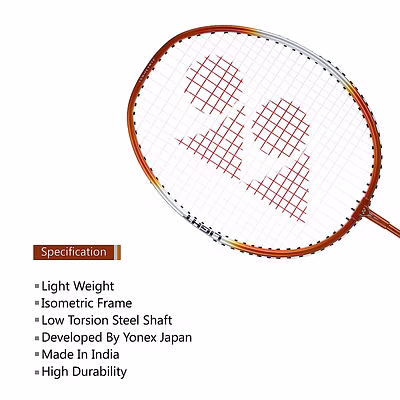 Yonex Zr 100 Light Badminton Racquets-ORANG-Full Size-1 Unit-1