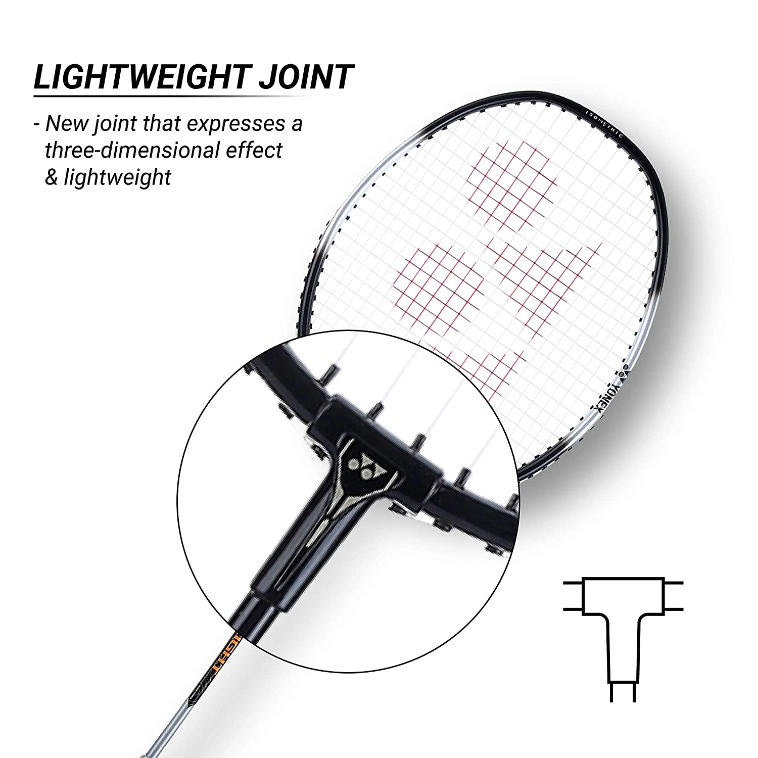 Yonex Zr 100 Light Badminton Racquets-BLACK-Full Size-1 Unit-2