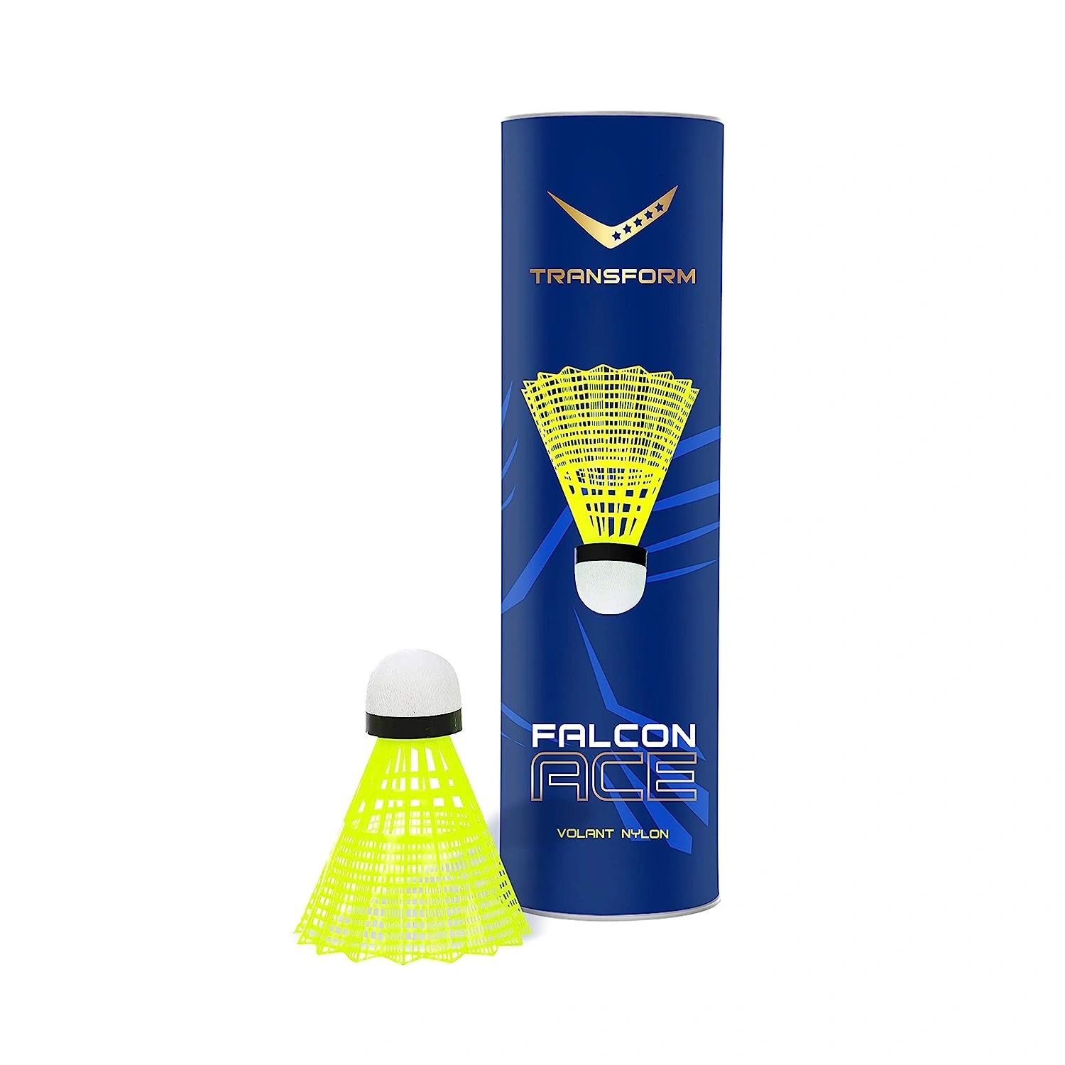 Transfrom Falcon Ace Nylon Badminton Shuttlecock-30055