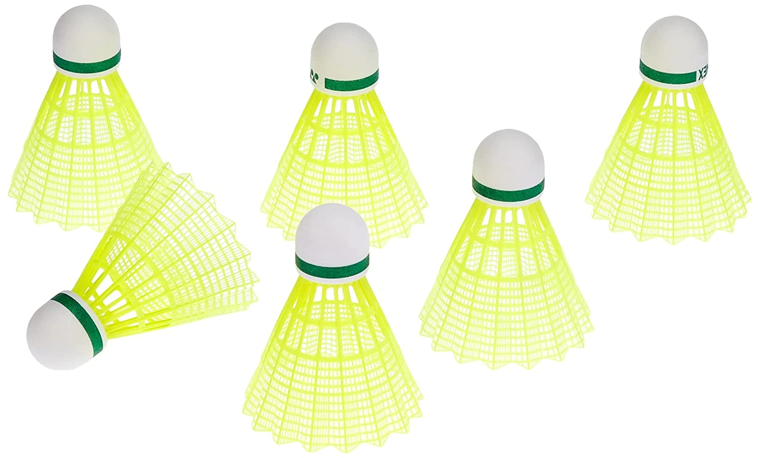 Yonex Mavis 200 I Badminton Cock-GREEN-Nylon-1 Tube-1