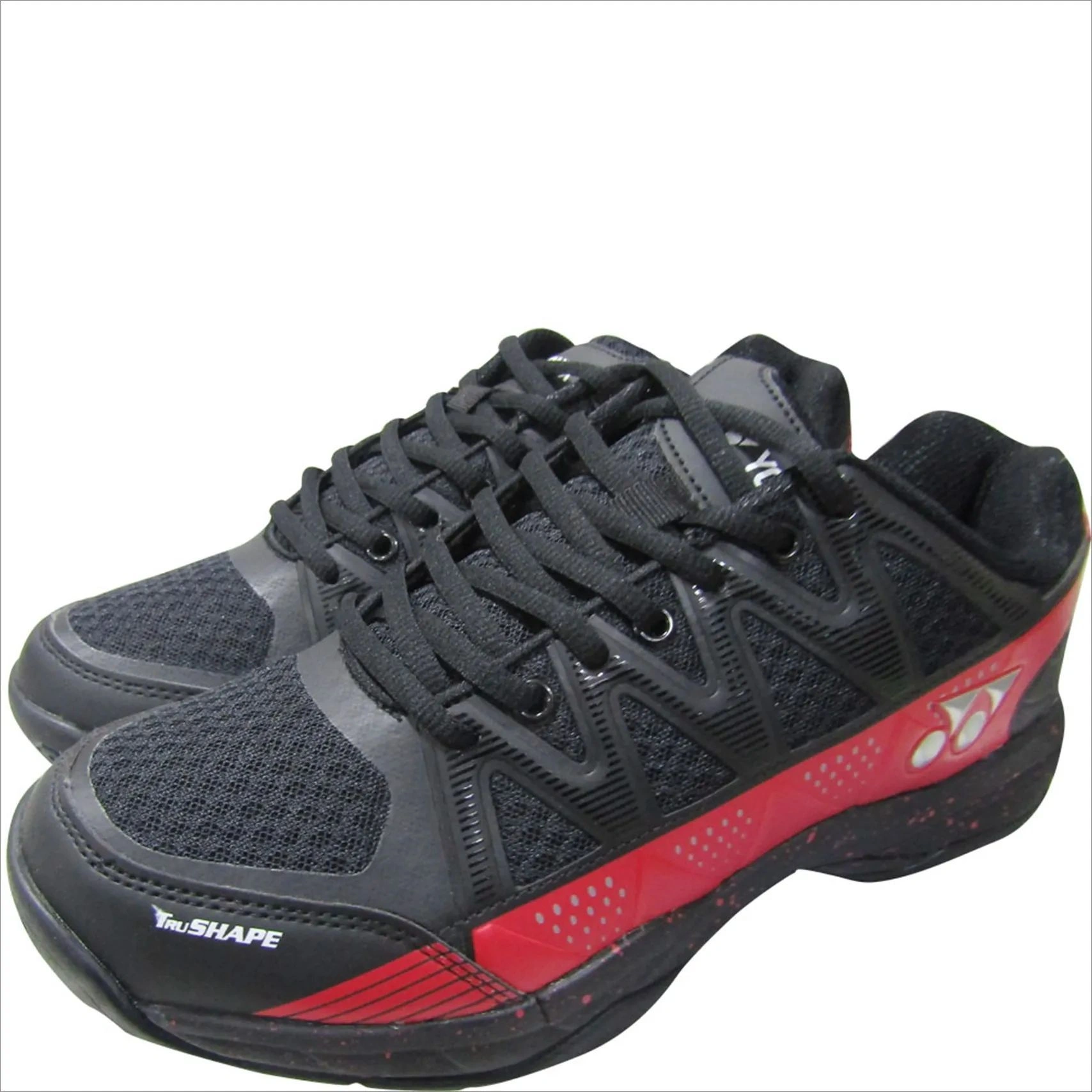 Yonex Skill TRU Cushion Non-Marking Badminton Shoe-BLACK-BLUE-BERRY-8-3