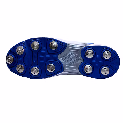 SS Ranger Spike Shoes for Men-WHITE BLUE-8-5