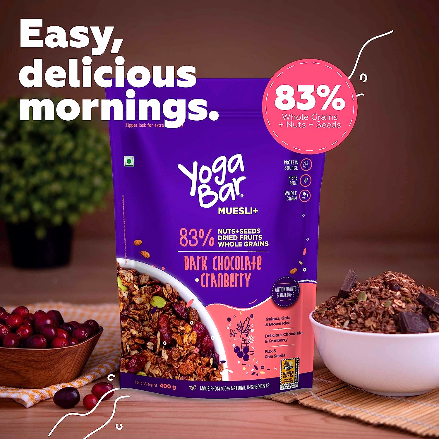 YOGA BAR MUESLI BAR 400 g MEAL REPLACEMENT totalsf.in Total Sporting & Fitness Solutions Pvt Ltd