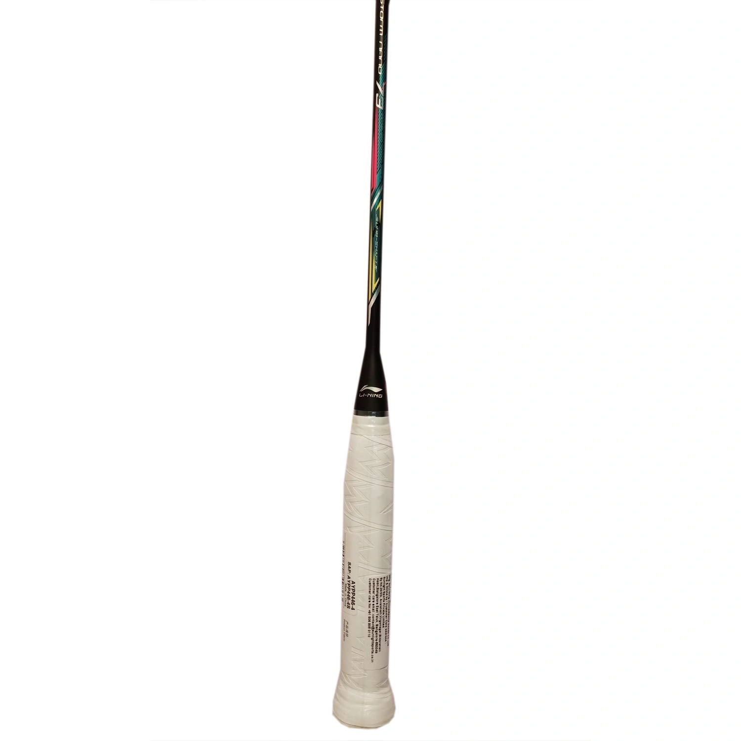 Li-Ning Windstorm Nano 73 Carbon Fibre Professional Badminton Racquet-Black/Green-FS-2