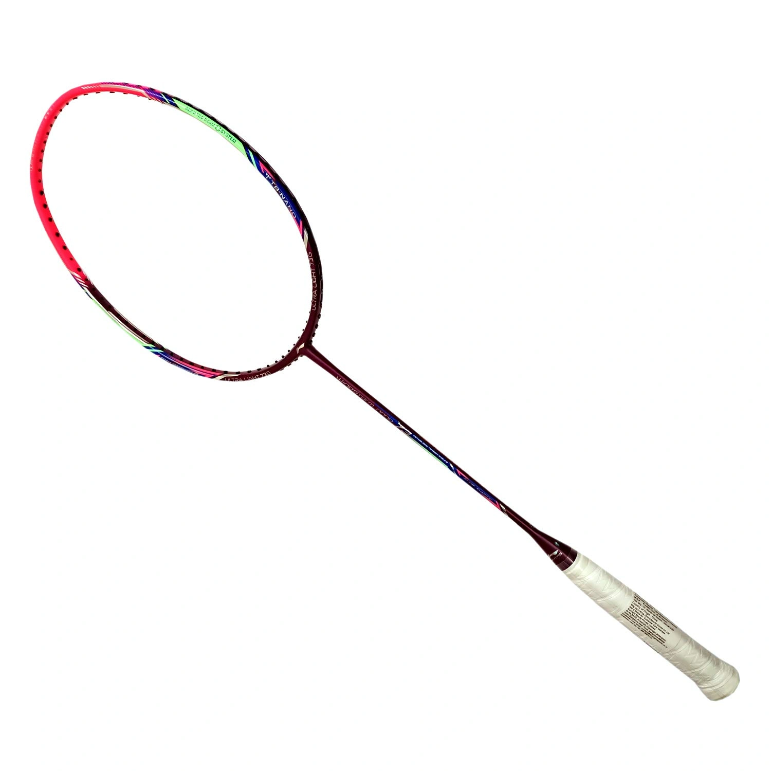 Li-Ning Windstorm Nano 73 Carbon Fibre Professional Badminton Racquet-Purple-FS-5