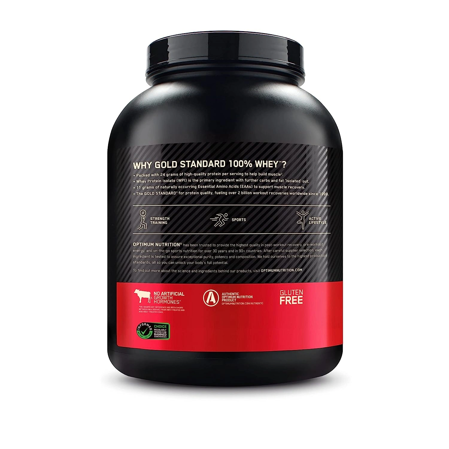 Optimum Nutrition (ON) Gold Standard 100% Whey Protein Powder-5 Lbs-DELICIOUS STRAWB-2