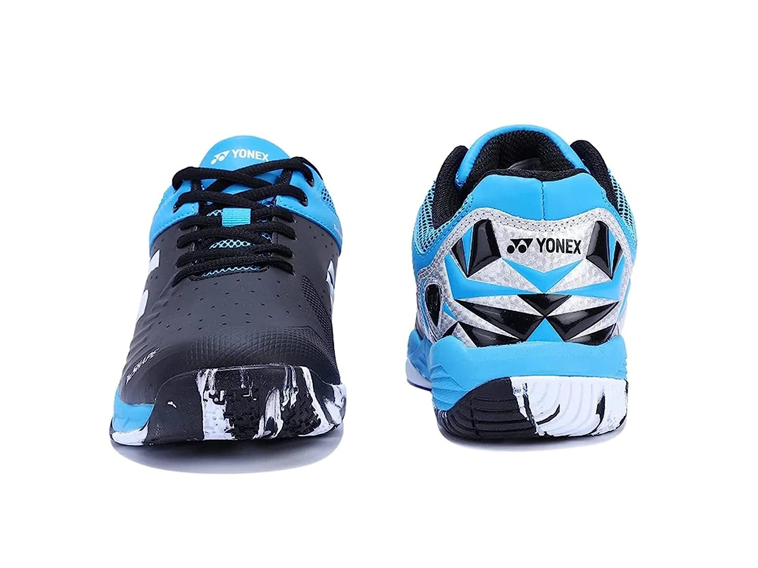 YONEX AKAYU SUPER 6 BADMINTON SHOES-10-BLACK AQUA BLUE-4