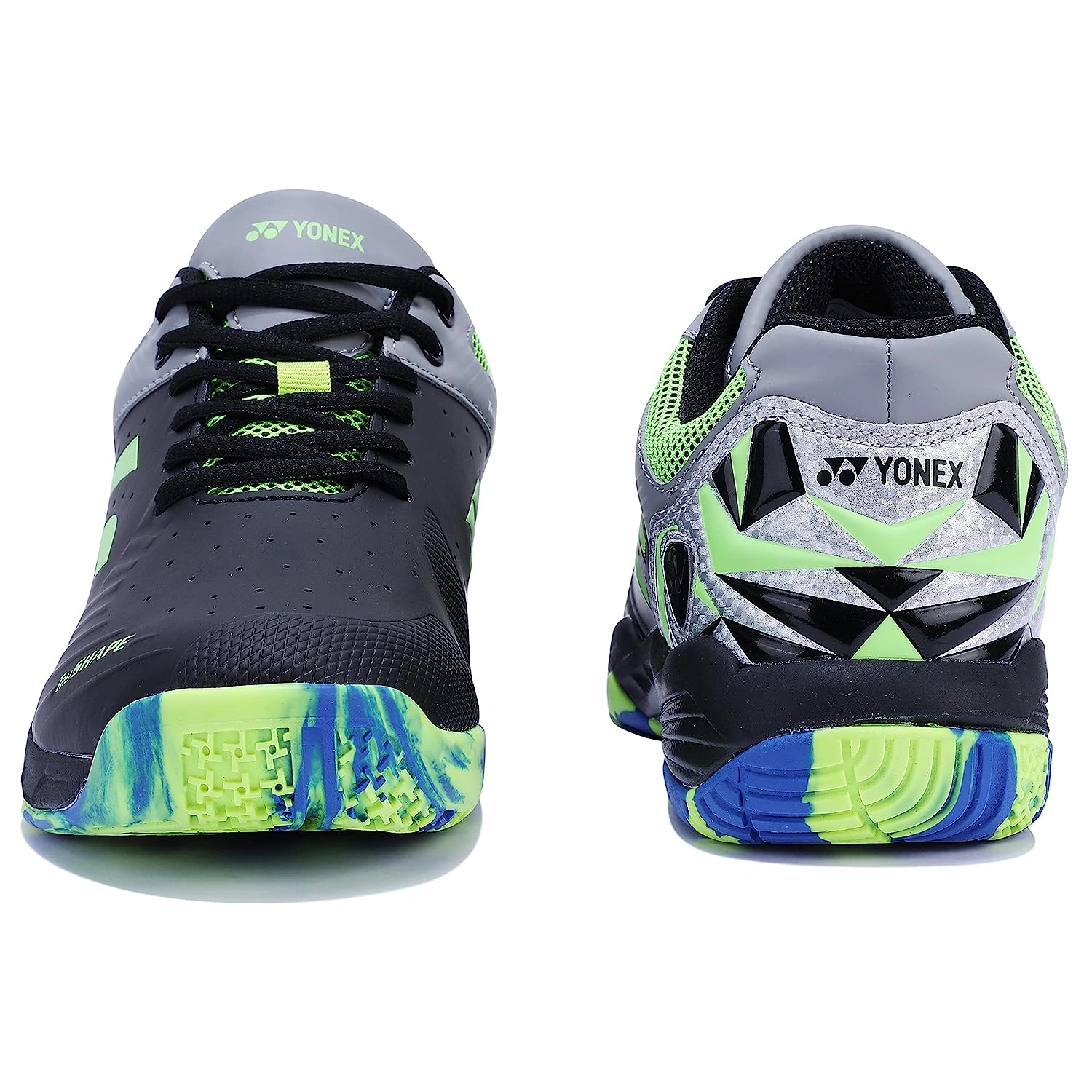 YONEX AKAYU SUPER 6 BADMINTON SHOES-BLACK LIME-10-4