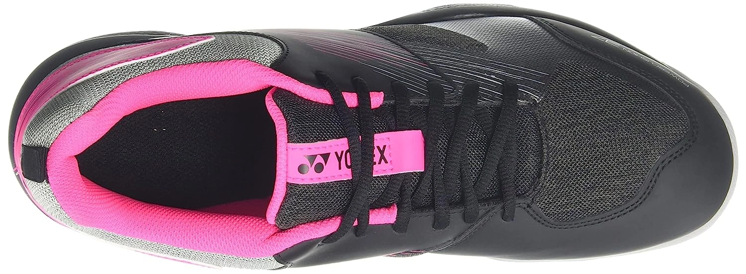 YONEX SHB 37EX Badminton Shoes-11-BLACK PINK-2