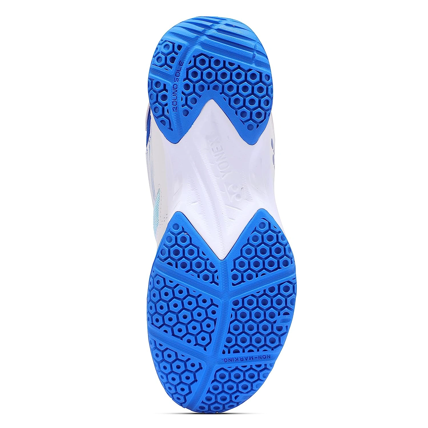 YONEX SHB 37EX Badminton Shoes-8-WHITE BLUE-3