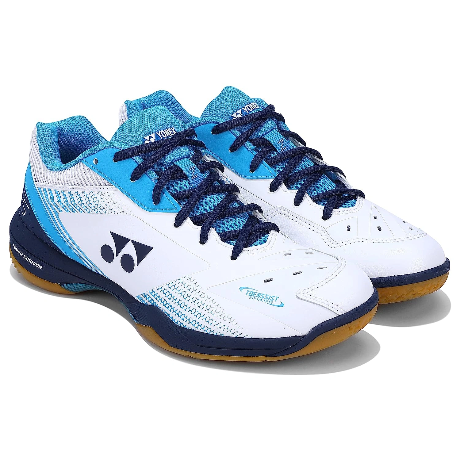 YONEX POWER CUSHION SHB65Z3M EX BADMINTON SHOES-WHITE OCEAN BLUE-10-4