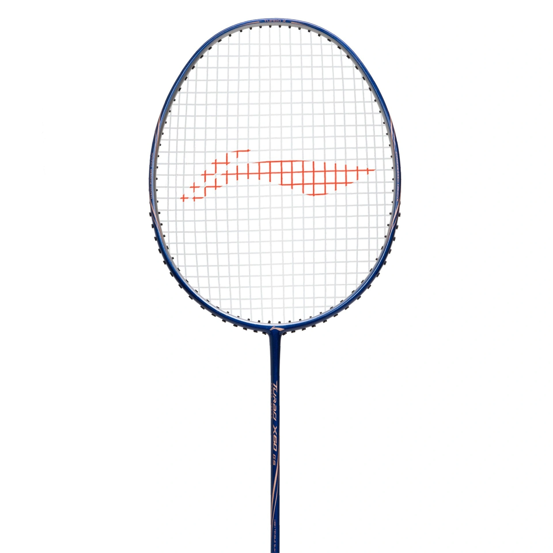 Li-Ning Turbo  X-60-G5 Strung Badminton Racquets-NAVY/GOLD-FS-2