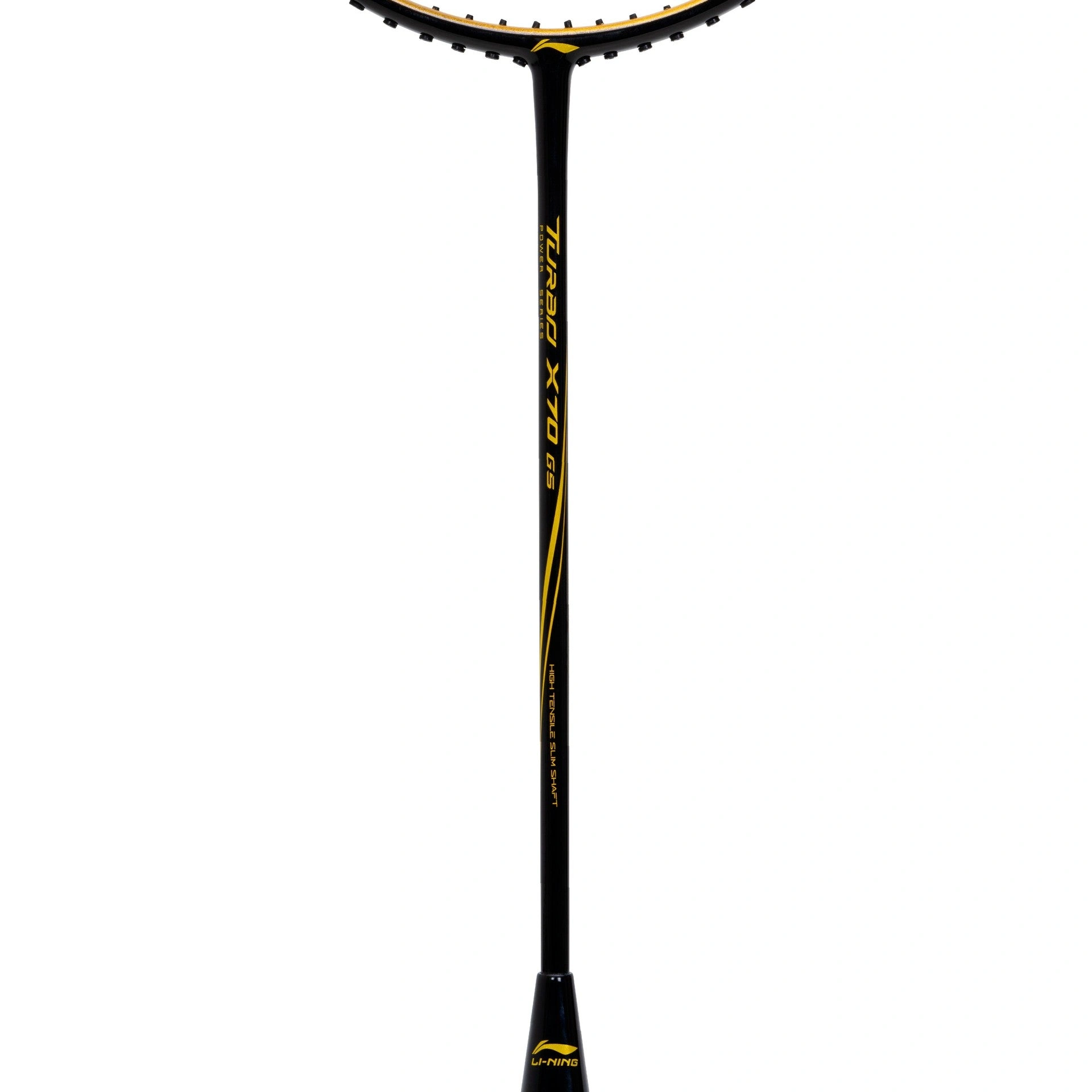 Li-Ning Turbo  X-70-G5 Strung Badminton Racquets-BLACK/GOLD-FS-3