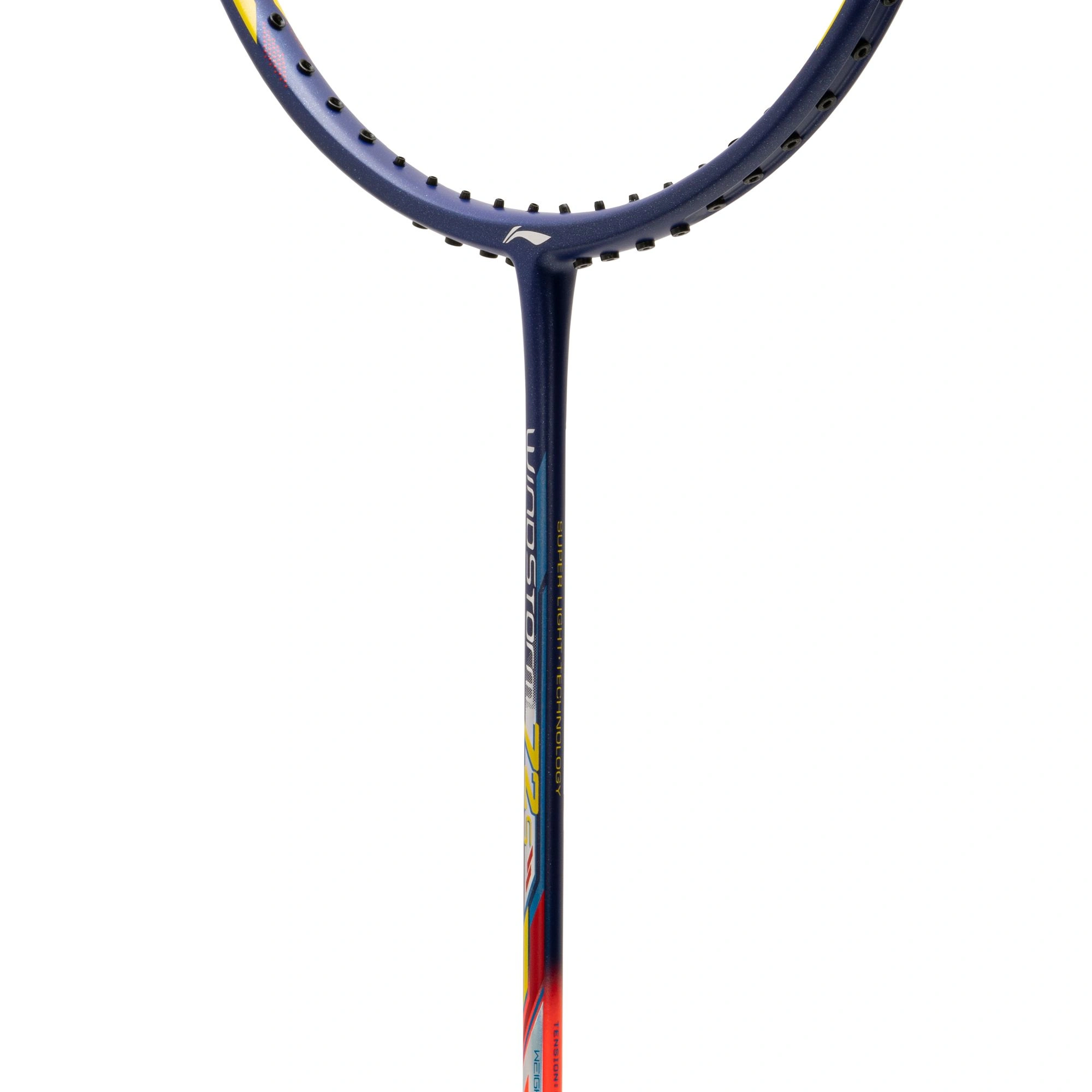 LI-NING WINDSTORM 72 S BADMINTON RACKET-NAVY/ORANGE/YELL-FS-3