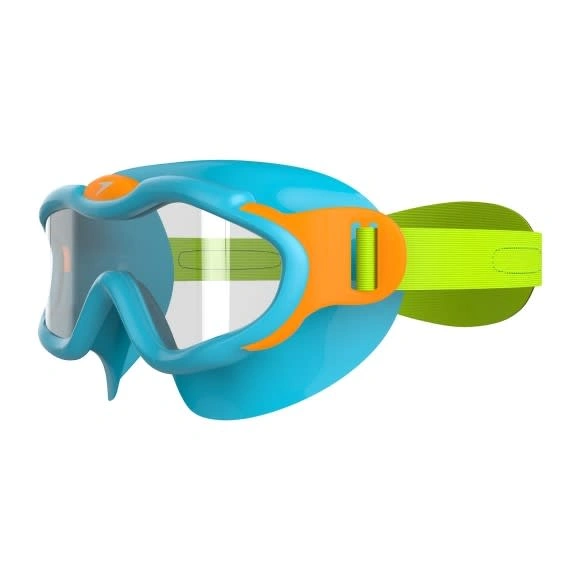 SPEEDO 80876314645 Sea Squad Mask Goggles-BLUE/GREEN-JR-5