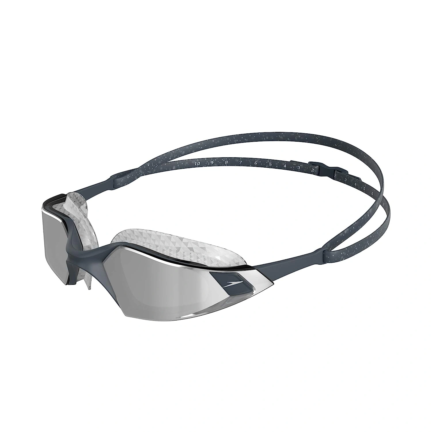 SPEEDO 812263D637 Aquapulse Pro Mirror Swim Goggles-GREY/SILVER-SR-2