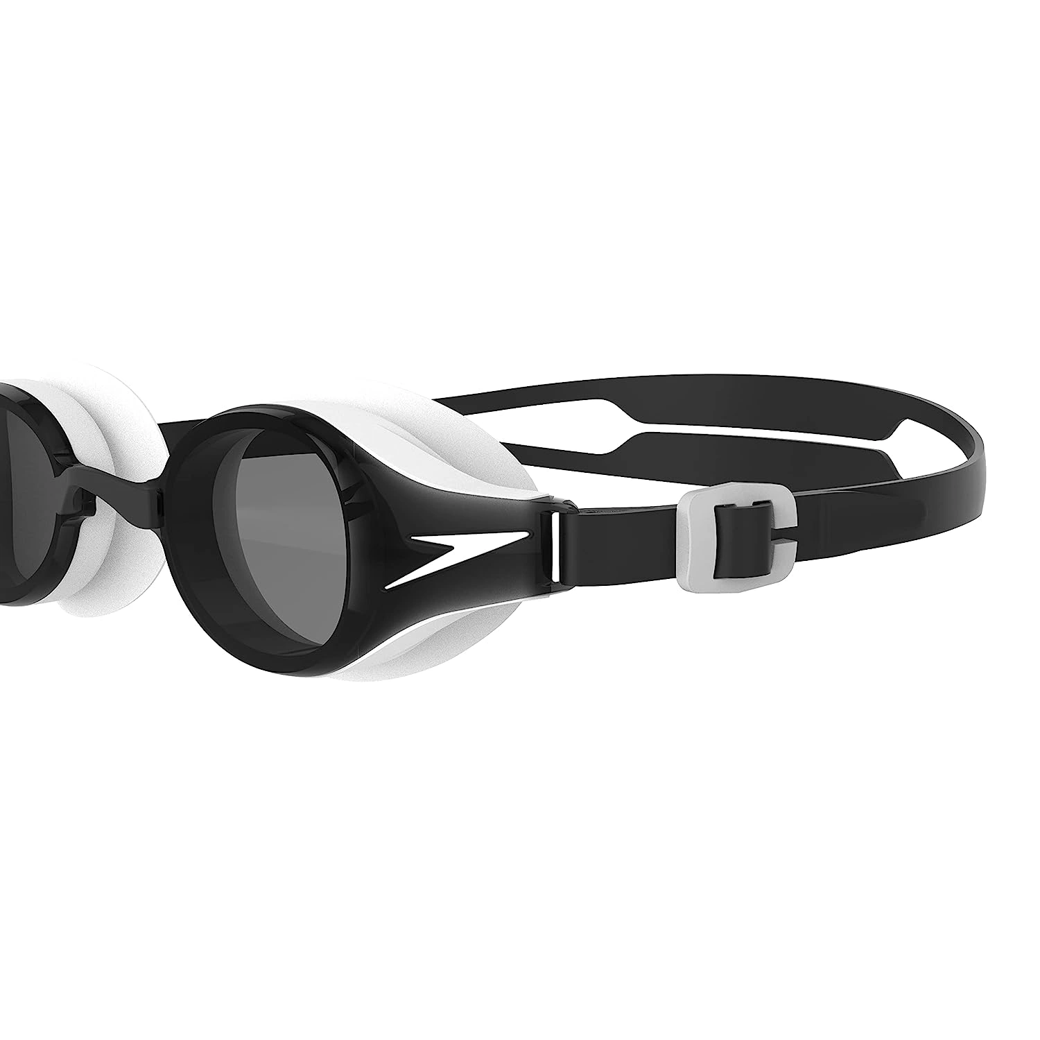 Speedo 8126727988 Hydropure Swim Goggles-BLACK/WHITE-JR-3