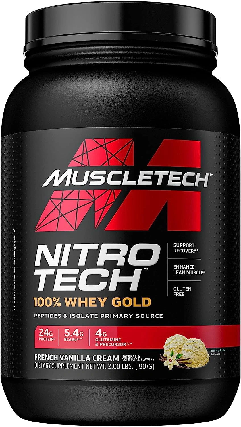 MuscleTech Nitro-Tech Whey Gold Protein Powder-50962