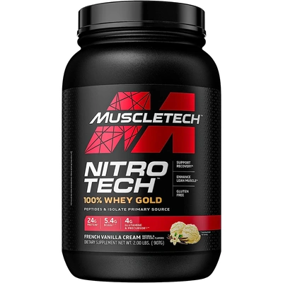 MuscleTech Nitro-Tech Whey Gold Protein Powder