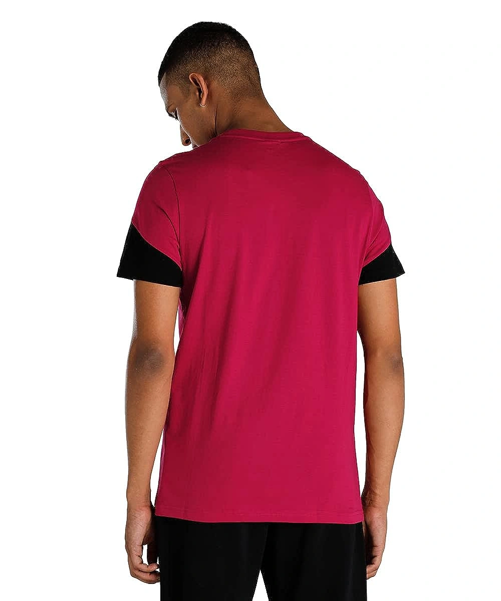 Puma Men's Colorblock T-Shirt-33-M-2