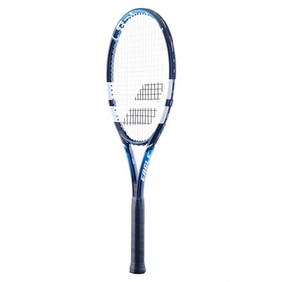 BABOLAT EAGLE TENNIS RACQUET 275GM STRUNG WHITE BLUE BLACK