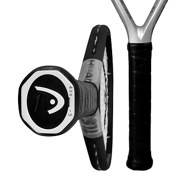 HEAD Ti S6 Graphite-Titanium Tennis Racquet-GREY AND SILVER-Full Siz-5