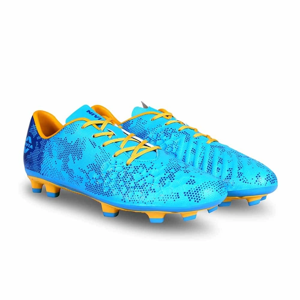 Nivia Ditmar 3.0 Football Stud Shoes-CYAN/BLUE-10-6