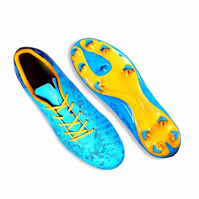 Nivia Ditmar 3.0 Football Stud Shoes-7-CYAN/BLUE-5