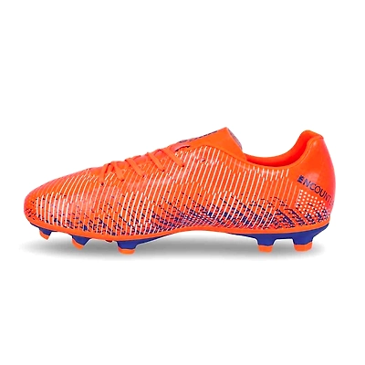 Nivia Encounter 9.0 Football Shoes for Mens-11-ORANGE/R.BLUE-1