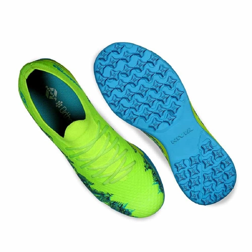 Nivia Shastra Football Stud for Men-F. GREEN-10-3