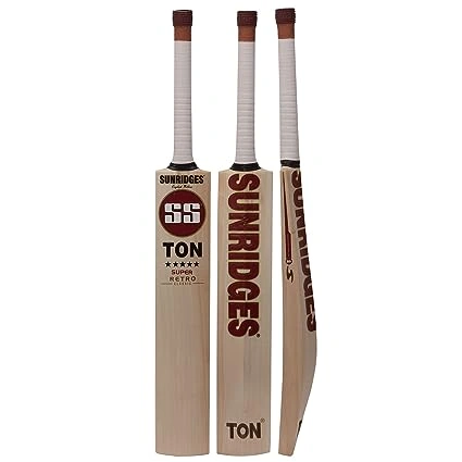 SS Retro Classic Super English Willow Cricket Bat-5-5