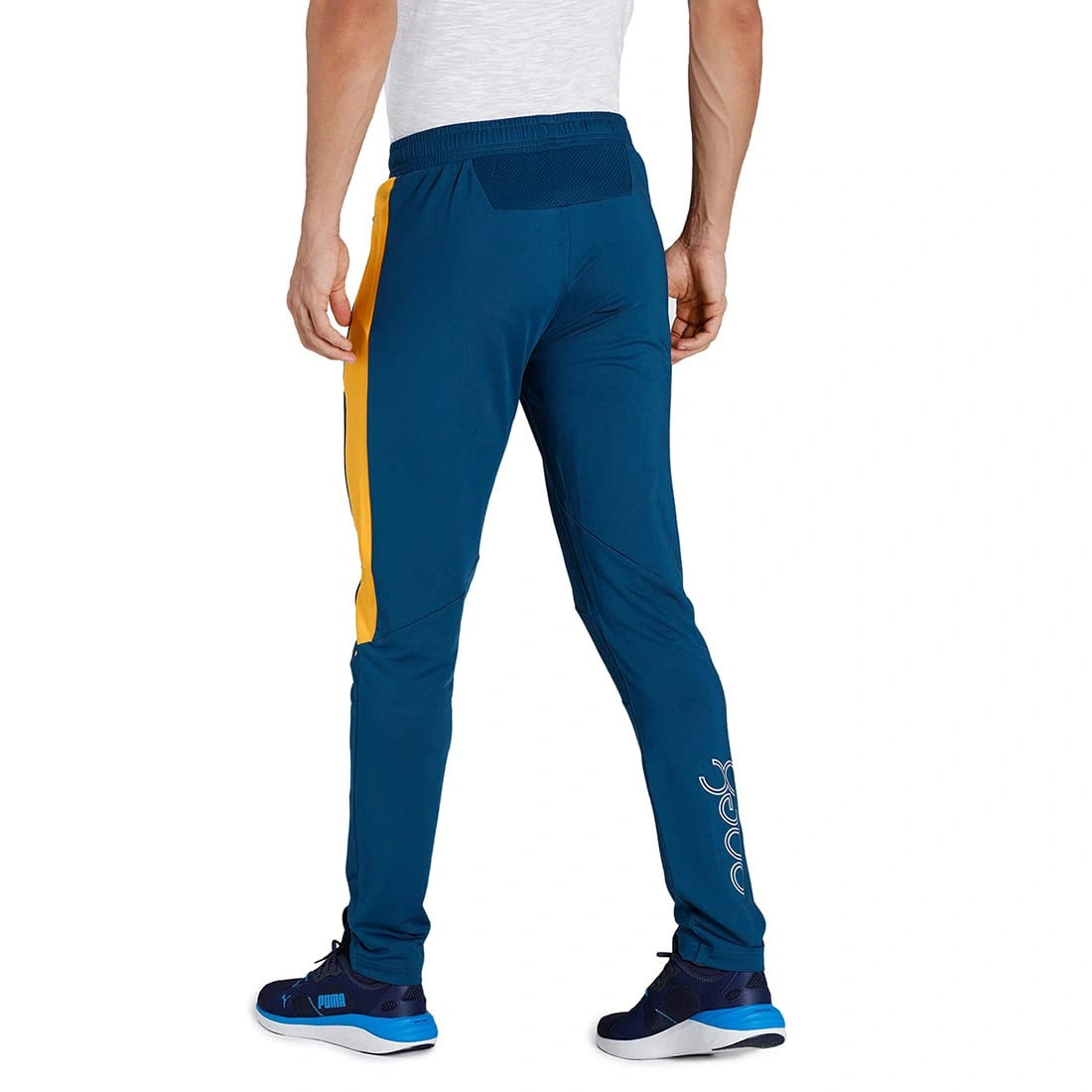 Puma One8 Virat Kohli Polyester Men's Slim Fit Trackpant-L-Blue-2